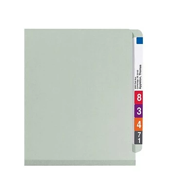 Cheap ⌛ Smead End Tab Pressboard Classification Folders With SafeSHIELD Fasteners, Legal Size, 2 Dividers, Green/Gray, 10/Box (29810) 🛒 8 Cheap ⌛ Smead End Tab Pressboard Classification Folders With SafeSHIELD Fasteners, Legal Size, 2 Dividers, Green/Gray, 10/Box (29810) 🛒 - Image 6