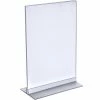 Best Sale 😉 Desktop Sign Holders Azar® 14" X 8 1/2" Vertical/Horizontal T-Strip Acrylic Sign Holder, 10/Pack 🔥 -legal paper Store unnamed file 2418
