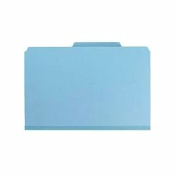 Budget 👍 Smead Pressboard Classification Folders With SafeSHIELD Fasteners, 2" Expansion, Legal Size, 1 Divider, Blue, 10/Box (18730) ✨
