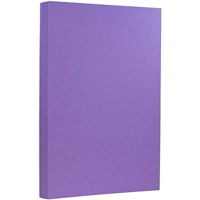 Outlet š JamĀ® Cardstock Paper JAM PaperĀ® 8 1/2" X 14" Legal Size Recycled Cardstock, Brite Hue Violet Purple, 50/Pack (16730933) ā 4 Outlet š JamĀ® Cardstock Paper JAM PaperĀ® 8 1/2" X 14" Legal Size Recycled Cardstock, Brite Hue Violet Purple, 50/Pack (16730933) ā - Image 2