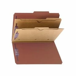 Buy 💯 Smead Pressboard Classification Folders With SafeSHIELD Fasteners, 2" Expansion, Legal Size, Red, 10/Box (19079) 👍 -legal paper Store unnamed file 2447