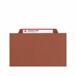 Buy 💯 Smead Pressboard Classification Folders With SafeSHIELD Fasteners, 2" Expansion, Legal Size, Red, 10/Box (19079) 👍 -legal paper Store unnamed file 2449