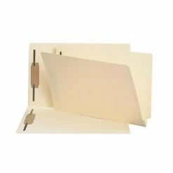 Wholesale ⌛ Smead 100% Recycled End Tab Classification Folders, Shelf-Master Reinforced Straight-Cut Tab, Legal Size, Manila, 50/Box (37160) 🌟