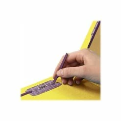 Best Sale 🎁 Smead Pressboard Classification Folders With SafeSHIELD Fasteners, 2" Expansion, Legal Size, 1 Divider, Yellow, 10/Box (18734) ⭐ -legal paper Store unnamed file 2482