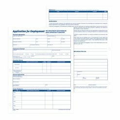 Cheapest 😀 HR Forms TOPS® Application For Employment, 2-Sided, 8-1/2 X 11", 50 Sheets/Pad, 2 Pads/Box 🥰 -legal paper Store unnamed file 2487