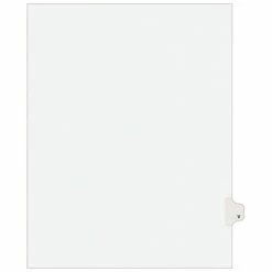Wholesale 🔔 Binder Accessories Avery Style Legal Dividers, Tab V, 8.5" X 11", White, 25/Pack (01422) 🎁