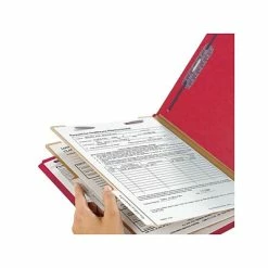 Best reviews of 🧨 Smead End Tab Pressboard Classification Folders With SafeSHIELD Fasteners, Legal Size, Bright Red, 10/Box (29783) ⭐ -legal paper Store unnamed file 2540