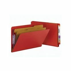 Best reviews of 🧨 Smead End Tab Pressboard Classification Folders With SafeSHIELD Fasteners, Legal Size, Bright Red, 10/Box (29783) ⭐ -legal paper Store unnamed file 2541