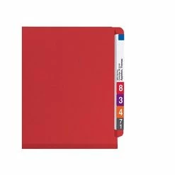 Best reviews of 🧨 Smead End Tab Pressboard Classification Folders With SafeSHIELD Fasteners, Legal Size, Bright Red, 10/Box (29783) ⭐ -legal paper Store unnamed file 2542