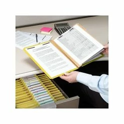 Budget ❤️ Smead Pressboard Classification Folders With SafeSHIELD Fasteners, 2" Expansion, Legal Size, 2 Dividers, Yellow, 10/Box (19034) 😀 -legal paper Store unnamed file 2554