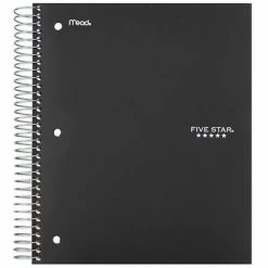 Best Pirce 🛒 Notebooks Mead Five Star 5-Subject Notebook, 8" X 10.5", Wide Ruled, 200 Sheets, Each(51016) 😀