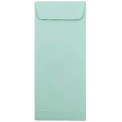 Outlet ⭐ JAM Paper #10 Policy Business Envelopes, 4 1/8" X 9 1/2", Aqua Blue, 25/Pack (21520986) ✨