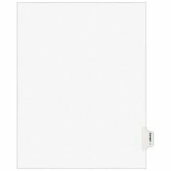 Buy 😉 Binder Accessories Avery Style Legal Dividers, Tab Exhibit I, 8.5" X 11", White, 25/Pack (01379) 🛒