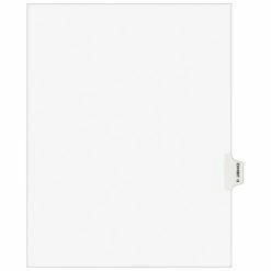 Deals 😀 Binder Accessories Avery Style Legal Dividers, Tab Exhibit G, 8.5" X 11", White, 25/Pack (01377) 🔥