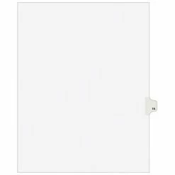 Best Sale 🔥 Binder Accessories Avery Style Legal Dividers, Tab 16, 8.5" X 11", White, 25/Pack (01016) 🎁
