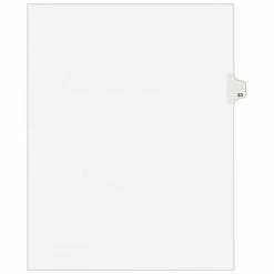 Best reviews of ✔️ Binder Accessories Avery Style Legal Dividers, Tab 33, 8.5" X 11", White, 25/Pack (01033) ❤️