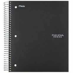 Best Pirce 🥰 Notebooks Mead Five Star 3-Subject Notebook, 8" X 10.5", Wide Ruled, 150 Sheets, Assorted Colors (51014) 👍