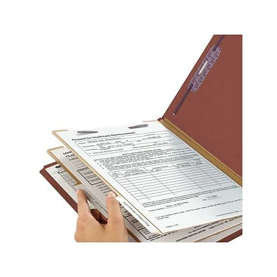 Discount 🤩 Smead End Tab Pressboard Classification Folders With SafeSHIELD Fasteners, Legal Size, 2 Dividers, Red, 10/Box (29860) ❤️ 6 Discount 🤩 Smead End Tab Pressboard Classification Folders With SafeSHIELD Fasteners, Legal Size, 2 Dividers, Red, 10/Box (29860) ❤️ - Image 4