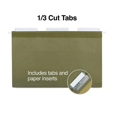 Buy 🧨 Quill Brand® Premium Reinforced 100% Recycled Hanging File Folders, 1/3-Cut, Legal Size, Green, 25/Box (76313P) 🎉 4 Buy 🧨 Quill Brand® Premium Reinforced 100% Recycled Hanging File Folders, 1/3-Cut, Legal Size, Green, 25/Box (76313P) 🎉 - Image 2