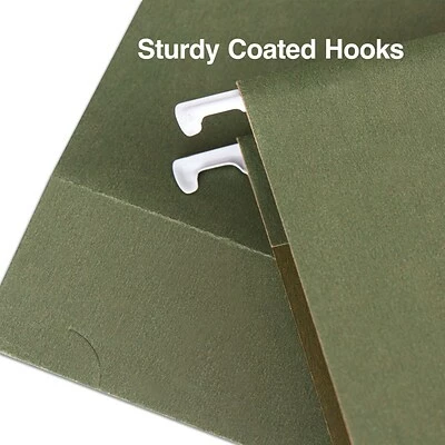 Buy 🧨 Quill Brand® Premium Reinforced 100% Recycled Hanging File Folders, 1/3-Cut, Legal Size, Green, 25/Box (76313P) 🎉 5 Buy 🧨 Quill Brand® Premium Reinforced 100% Recycled Hanging File Folders, 1/3-Cut, Legal Size, Green, 25/Box (76313P) 🎉 - Image 3