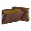 Coupon 🌟 Smead Pressboard End-Tab Classification Folders , 3" Expansion, Legal Size, 3 Dividers, Red, 10/Box (29865) 🔔 -legal paper Store unnamed file 2801