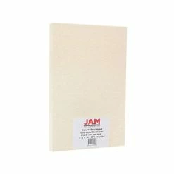 Discount 🎁 Jam® Parchment Recycled Cover Cardstock JAM Paper Ivory Cardstock 65 Lb. Cardstock Paper, 8.5" X 14", Natural Parchment, 250 Sheets/Pack (96700400B) ⌛