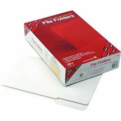 Best reviews of 👍 File Folders Smead Reinforced File Folder, 3 Tab, Legal Size, White, 100/Box (17834) 🤩