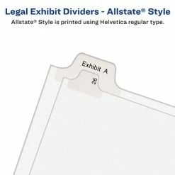 Wholesale 🔥 Binder Accessories Avery Allstate Numbers 26 - 50 Paper Dividers, 25-Tab, White (01702) 😍 -legal paper Store unnamed file 2911