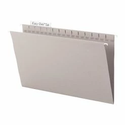 Promo 🔥 Hanging File Folders Smead TUFF Recycled Hanging File Folder, 3-Tab Tab, Legal Size, Steel Gray, 18/Box (64093) 😉 -legal paper Store unnamed file 2918