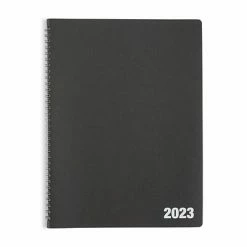 Best Pirce 🔔 Weekly Planners 2023 Quill Brand® 8" X 11 14-Month Monthly Planner, 8x11, Black (5216023QCC) 😍