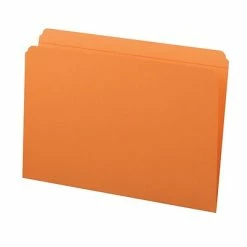 Coupon 🎉 File Folders Smead File Folder, Reinforced Straight-Cut Tab, Legal Size, Orange, 100 Per Box (17510) 🤩 -legal paper Store unnamed file 2991
