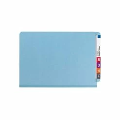 New 😍 Smead End Tab Pressboard Classification Folders With SafeSHIELD Fasteners, Legal Size, Blue, 10/Box (29781) ❤️ -legal paper Store unnamed file 2997