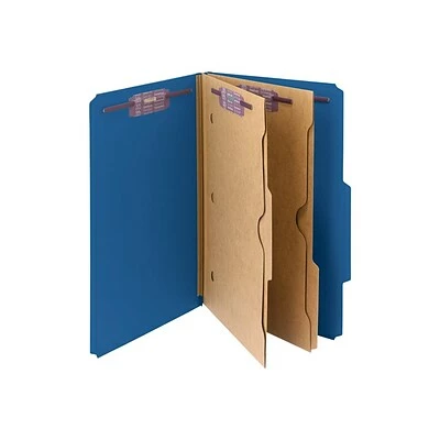 Top 10 🔥 Smead Pressboard Classification Folders, 2/5-Cut Tab, Legal Size, 2 Dividers, Dark Blue, 10/Box (19077) 😉 4 Top 10 🔥 Smead Pressboard Classification Folders, 2/5-Cut Tab, Legal Size, 2 Dividers, Dark Blue, 10/Box (19077) 😉 - Image 2
