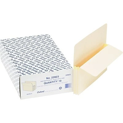 Promo 😀 File Pockets & Jackets Pendaflex Reinforced File Pocket, 5 1/4" Expansion, Legal Size, Manila, 10/Box (22823) ❤️ 4 Promo 😀 File Pockets & Jackets Pendaflex Reinforced File Pocket, 5 1/4" Expansion, Legal Size, Manila, 10/Box (22823) ❤️ - Image 2