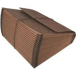Brand new 🎁 Accordion Folders Quill Brand® Heavy-Duty Reinforced Expanding Wallets, Flap And Cord Closure, Legal Size, Brown, 10/Box (7CL1056) 🔥 -legal paper Store unnamed file 3101