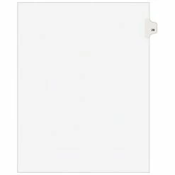 Flash Sale 🎁 Binder Accessories Avery Style Legal Dividers, Tab 28, 8.5" X 11", White, 25/Pack (01028) 🥰