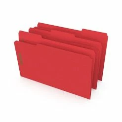 Discount 😍 Classification Folders Staples Reinforced Classification Folder, 2" Expansion, Legal Size, Red, 50/Box (TR18692) ⌛