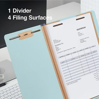 Buy 😀 Classification Folders Staples Pressboard Classification Folder, 1-Divider, 1.75" Expansion, Legal Size, Light Blue, 20/Box (TR614433/614433) 🤩 6 Buy 😀 Classification Folders Staples Pressboard Classification Folder, 1-Divider, 1.75" Expansion, Legal Size, Light Blue, 20/Box (TR614433/614433) 🤩 - Image 4