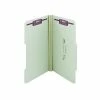 Buy ⭐ Smead Recycled Pressboard Classification Folders With SafeSHIELD Fasteners, 2/5-Cut Tab, Legal Size, Gray/Green, 25/Box (19982) 🥰 -legal paper Store unnamed file 3203