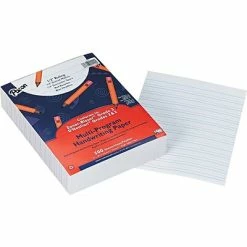 Discount 👏 Ruled Writing Paper Pacon® Multi-Program Handwriting Paper 8" X 10-1/2", 1/2" Ruling, White, 500 Sheets/Pk 👏