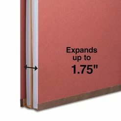 Best Sale 💯 Classification Folders Staples Pressboard Classification Folder, 1-Divider, 1.75" Expansion, Legal Size, Brick Red, 20/Box (TR614436/614436) 😉 -legal paper Store unnamed file 3227