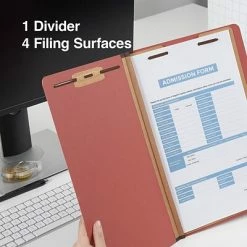 Best Sale 💯 Classification Folders Staples Pressboard Classification Folder, 1-Divider, 1.75" Expansion, Legal Size, Brick Red, 20/Box (TR614436/614436) 😉 -legal paper Store unnamed file 3228