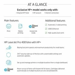 Coupon 🎁 Printers HP LaserJet Pro 4001dne Black & White Printer With Bonus 3 Months Instant Ink (2Z600E#BGJ) 😍 -legal paper Store unnamed file 3302