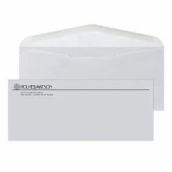 Best Pirce 😀 Quill Brand Custom #10 1 & 2 Color Business Envelopes Custom #10 Standard Envelopes, 4 1/4" X 9 1/2", 24# White CA-RE-BO Stock, 1 Standard Ink, 250 / Pack 👏