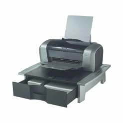 Best deal ✨ Carts & Stands Fellowes Office Suites Plastic/Poly Mobile Printer Stand, Black/Silver (8032601) 😍