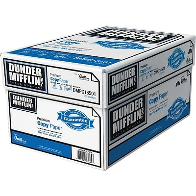 Outlet 🧨 Featured Design Copy Paper Dunder Mifflin Copy Paper, 8-1/2" X 11", 92 Bright, 20 LB, 8 Reams Of 500 Sheets 👏 3 Outlet 🧨 Featured Design Copy Paper Dunder Mifflin Copy Paper, 8-1/2" X 11", 92 Bright, 20 LB, 8 Reams Of 500 Sheets 👏