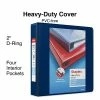 Brand new ✔️ Staples Binders Heavy Duty 2" 3 Ring View Binder With D-Rings, Navy Blue (ST56270-CC) 👍 -legal paper Store unnamed file 3423