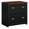 Flash Sale 😀 Lateral Files Bush Furniture Fairview Lateral File Cabinet, Antique Black/Hansen Cherry (WC53981-03) 🔥 -legal paper Store unnamed file 3445