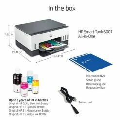 Deals ⌛ Printers HP Smart Tank 6001 Wireless All-in-One Cartridge-Free Ink Tank Printer, Up To 2 Years Of Ink Included (2H0B9A) 😀 -legal paper Store unnamed file 3582