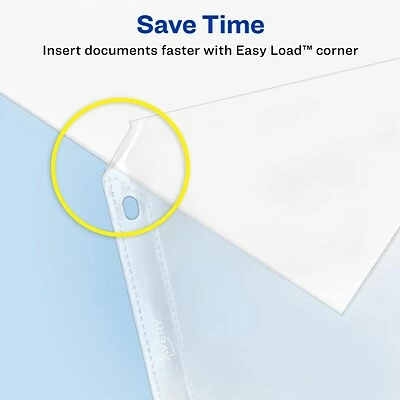 Cheap ⭐ Avery® Sheet Protectors Avery Easy Load Heavyweight Sheet Protectors, 8.5" X 11", Diamond Clear, 50/Box (74106) 🔥 2 Cheap ⭐ Avery® Sheet Protectors Avery Easy Load Heavyweight Sheet Protectors, 8.5" X 11", Diamond Clear, 50/Box (74106) 🔥 - Image 2